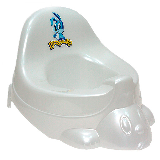 С13261Б Горшок - игрушка детский туалетный,(белый) 9 шт/кор., Россия