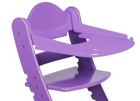 СКОф Столик для кормления с ограничителем для детского растущего стула  М1, Фиолетовый